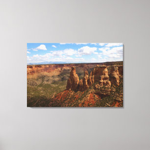 Blick vom Canyon Rim Trail im Colorado Monument Leinwanddruck