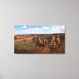 Blick vom Canyon Rim Trail im Colorado Monument Leinwanddruck