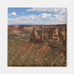 Blick vom Canyon Rim Trail im Colorado Monument Magnet