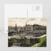 Blick vom Edinburgh Castle Postkarte (Vorne/Hinten)