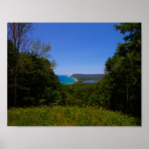 Blick vom Empire Bluffs Trail, Michigan Poster