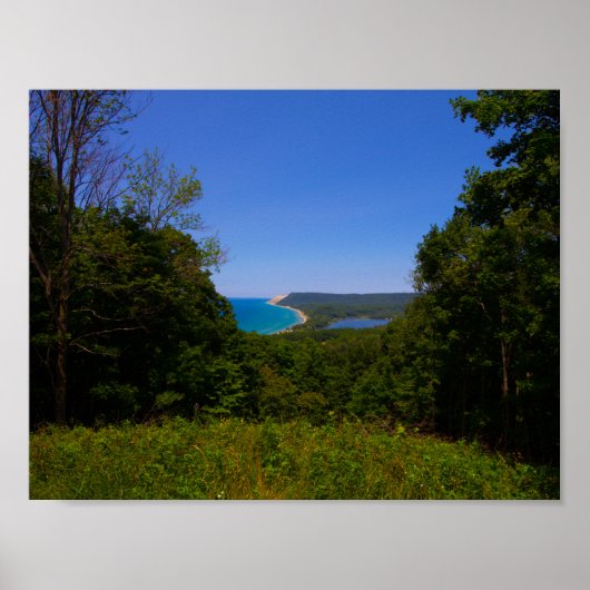Blick vom Empire Bluffs Trail, Michigan Poster (Vorne)