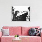 Blick vom Fenster im Le Gras Leinwanddruck (Insitu (Wohnzimmer))