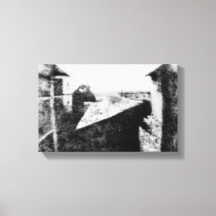 Blick vom Fenster im Le Gras Leinwanddruck