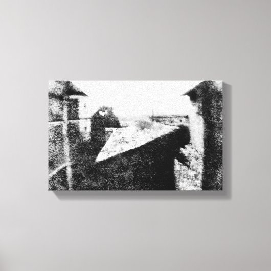 Blick vom Fenster im Le Gras Leinwanddruck (Vorderseite)