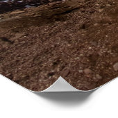 Blick vom Gipfel des Pikes Peak Poster (Ecke)