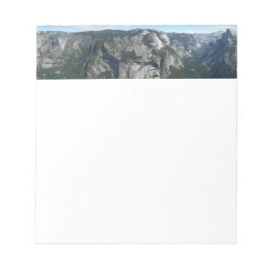 Blick vom Glacier Point im Yosemite National Park Notizblock