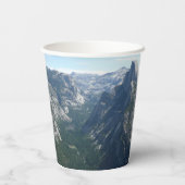 Blick vom Glacier Point im Yosemite National Park Pappbecher (Rückseite)