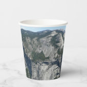 Blick vom Glacier Point im Yosemite National Park Pappbecher (Vorderseite)