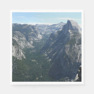 Blick vom Glacier Point im Yosemite National Park Serviette