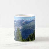 Blick vom Glacier Point, Yosemite, CA Kaffeetasse (Mittel)