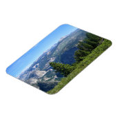 Blick vom Glacier Point, Yosemite, CA Magnet (Linke Seite)