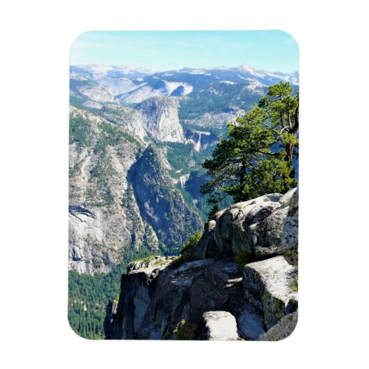 Blick vom Glacier Point, Yosemite, CA Magnet (Vertikal)