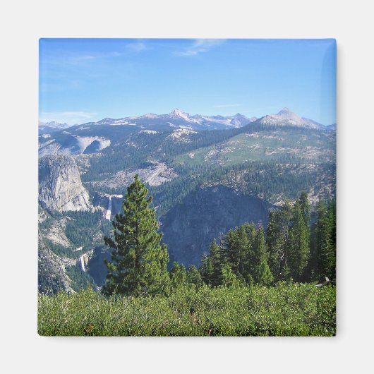 Blick vom Glacier Point, Yosemite, CA Magnet (Vorne)