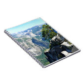 Blick vom Glacier Point, Yosemite, CA Notizblock (Rechte Seite)