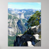 Blick vom Glacier Point, Yosemite, CA Poster (Vorne)