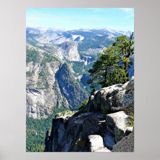Blick vom Glacier Point, Yosemite, CA Poster (Vorne)