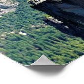 Blick vom Glacier Point, Yosemite, CA Poster (Ecke)