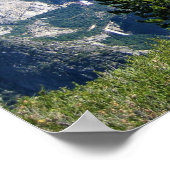 Blick vom Glacier Point, Yosemite, CA Poster (Ecke)