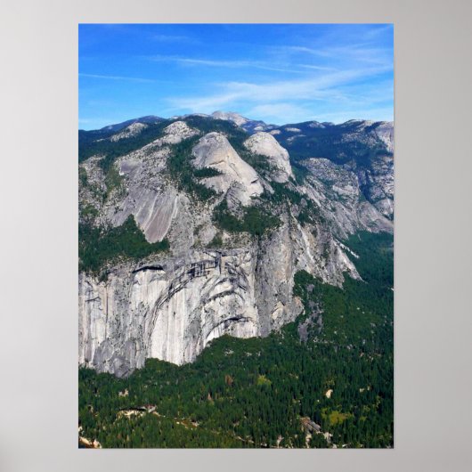 Blick vom Glacier Point, Yosemite, CA Poster (Vorne)