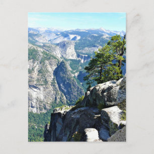 Blick vom Glacier Point, Yosemite, CA Postkarte