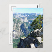 Blick vom Glacier Point, Yosemite, CA Postkarte (Vorne/Hinten)