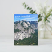 Blick vom Glacier Point, Yosemite, CA Postkarte (Stehend Vorderseite)