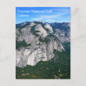 Blick vom Glacier Point, Yosemite, CA Postkarte (Vorderseite)