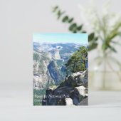 Blick vom Glacier Point, Yosemite, CA Postkarte (Stehend Vorderseite)