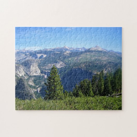 Blick vom Glacier Point, Yosemite, CA Puzzle (Horizontal)
