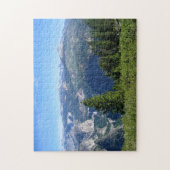 Blick vom Glacier Point, Yosemite, CA Puzzle (Vertikal)