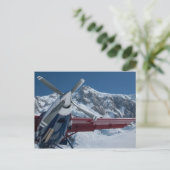 Blick vom Glacier Postkarte (Stehend Vorderseite)