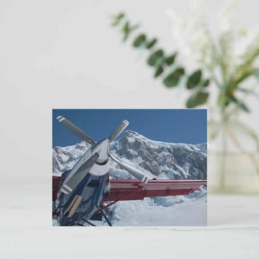 Blick vom Glacier Postkarte (Stehend Vorderseite)