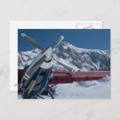 Blick vom Glacier Postkarte (Vorne/Hinten)