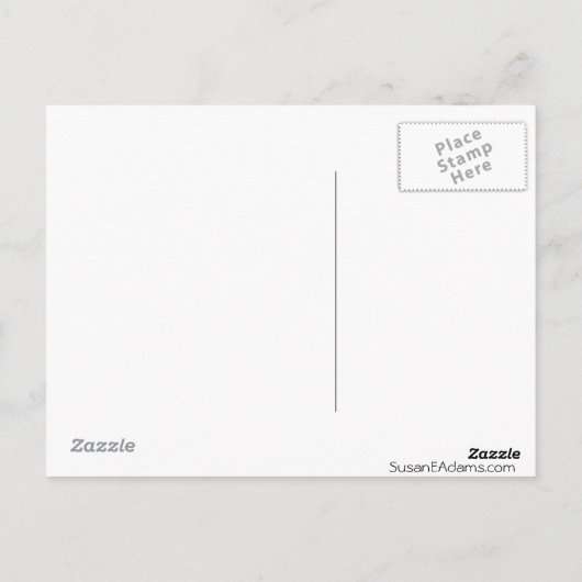 Blick vom Glacier Postkarte (Rückseite)