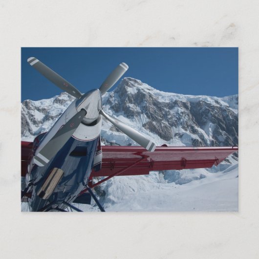 Blick vom Glacier Postkarte (Vorderseite)