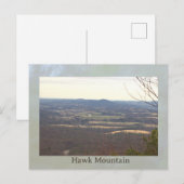 Blick vom Hawk Mountain Grußkarte Postkarte (Vorne/Hinten)