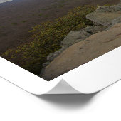 Blick vom Hawk Mountain Poster (Ecke)