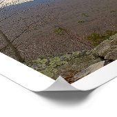 Blick vom Hawk Mountain Poster (Ecke)
