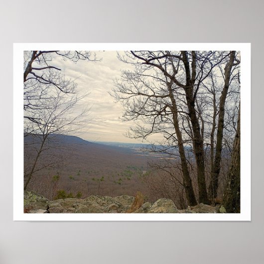 Blick vom Hawk Mountain Poster (Vorne)