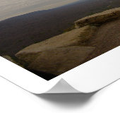 Blick vom Hawk Mountain Poster (Ecke)