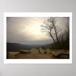 Blick vom Hawk Mountain Poster