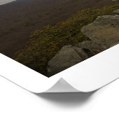 Blick vom Hawk Mountain Poster (Ecke)
