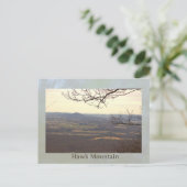 Blick vom Hawk Mountain Postkarte (Stehend Vorderseite)