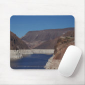 Blick vom Hoover Dam 2016. Mousepad (Mit Mouse)