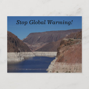 Blick vom Hoover Dam 2016. Postkarte