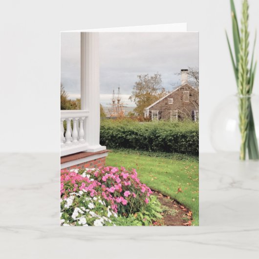 Blick vom House of Mayflower Karte (Vorderseite)