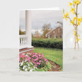 Blick vom House of Mayflower Karte (Gelbe Blume)