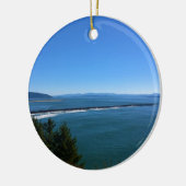 Blick vom Kap Enttäuschung Leuchtturm, WA Keramik Ornament (Links)