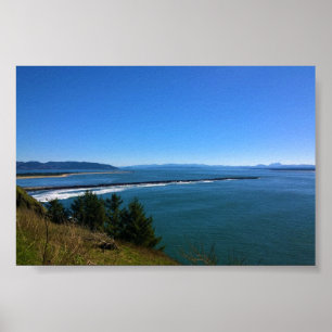 Blick vom Kap Enttäuschung Leuchtturm, WA Poster
